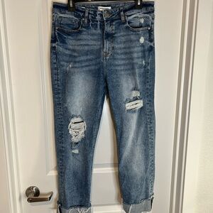 Wrangler Women's Blue Distressed Jeans